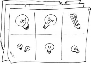 Abbildung_8_Brainwriting-Vorlage Hartschen Innovationsmanagement Idee