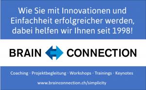 Brain Connection Simplicity Innovation Einfachheit Workshop coaching training 1998